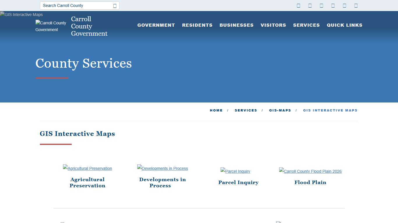 Carroll County Government Carroll County, Maryland